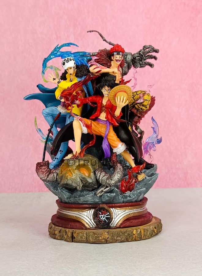 Trunkin One Piece Model Monkey d Luffy Trafalgar Water Law Eustass Kid Action Figure PVC Character Large Statue Decoration 20cm - Image 2